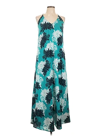 Pre-owned Ann Taylor Loft Casual Dress In Blue