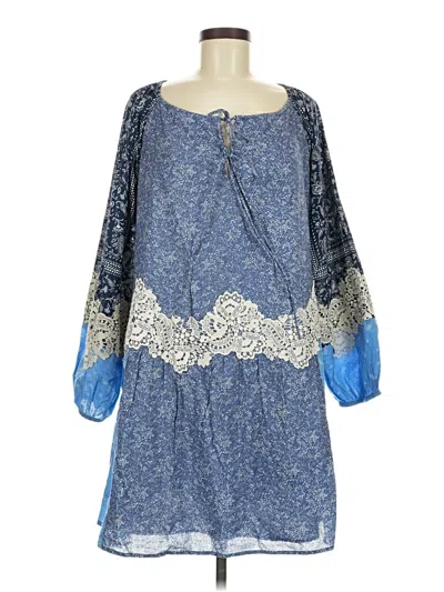 Ann Taylor Loft Casual Dress In Blue