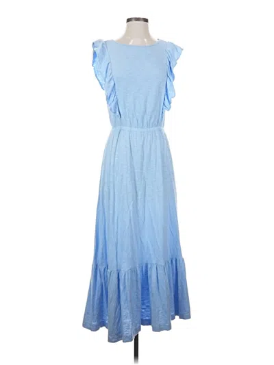 Pre-owned Ann Taylor Loft Casual Dress In Blue