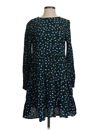 Pre-owned Ann Taylor Loft Casual Dress In Blue