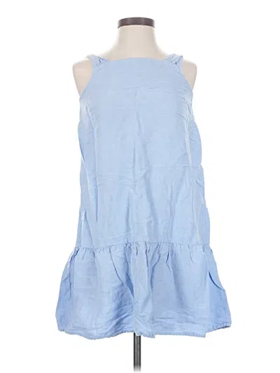 Pre-owned Ann Taylor Loft Casual Dress In Blue