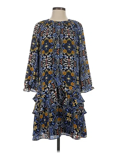 Pre-owned Ann Taylor Loft Casual Dress In Blue