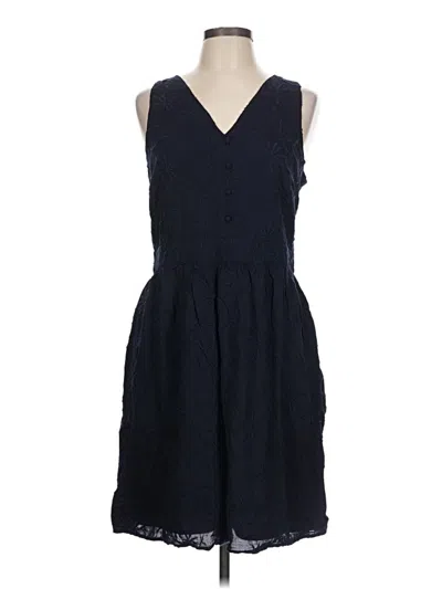 Pre-owned Ann Taylor Loft Casual Dress In Blue