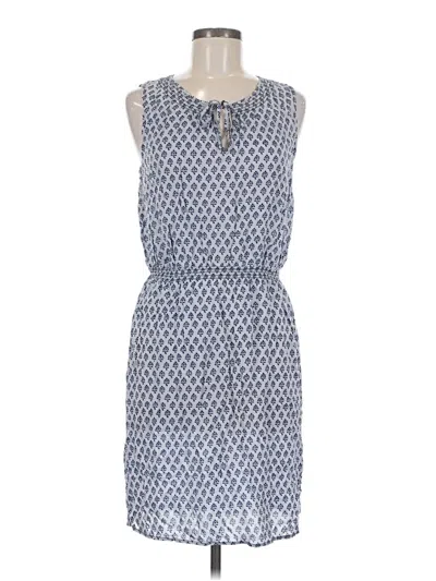 Pre-owned Ann Taylor Loft Casual Dress In Blue