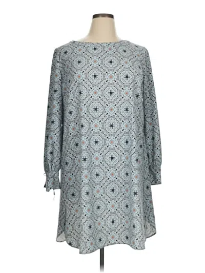 Pre-owned Ann Taylor Loft Casual Dress In Blue