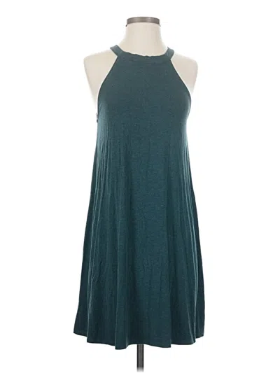Pre-owned Ann Taylor Loft Casual Dress In Blue