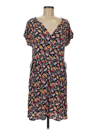 Pre-owned Ann Taylor Loft Casual Dress In Blue