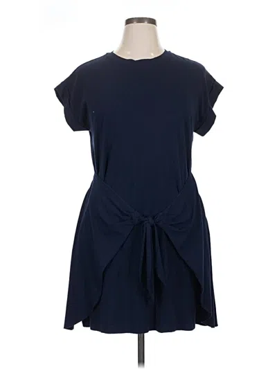 Pre-owned Ann Taylor Loft Casual Dress In Blue
