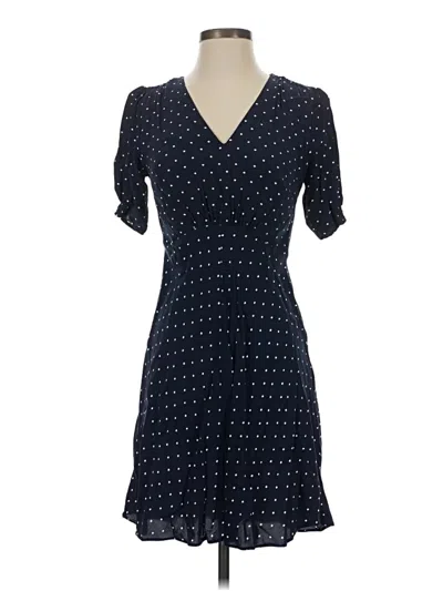 Pre-owned Ann Taylor Loft Casual Dress In Blue