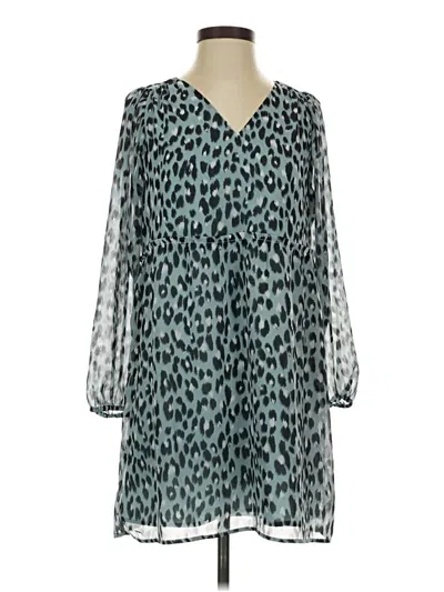 Pre-owned Ann Taylor Loft Casual Dress In Blue