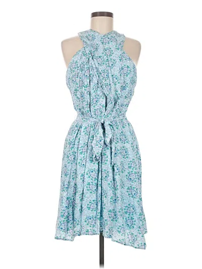 Pre-owned Ann Taylor Loft Casual Dress In Blue