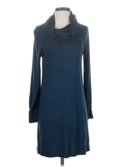 Pre-owned Ann Taylor Loft Casual Dress In Blue