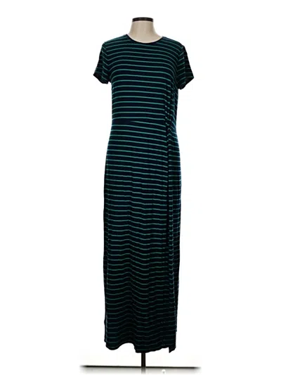 Pre-owned Ann Taylor Loft Casual Dress In Blue