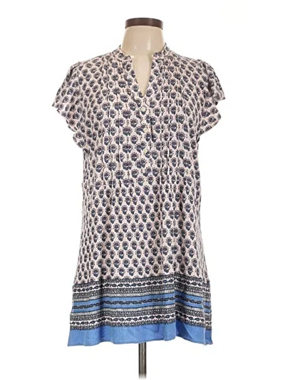 Pre-owned Ann Taylor Loft Casual Dress In Blue