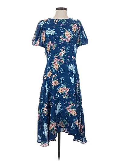 Pre-owned Ann Taylor Loft Casual Dress In Blue