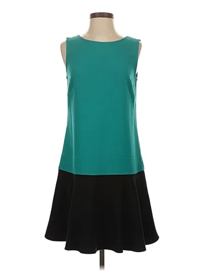 Pre-owned Ann Taylor Loft Casual Dress In Blue