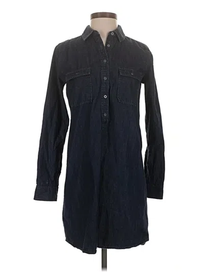 Pre-owned Ann Taylor Loft Casual Dress In Blue