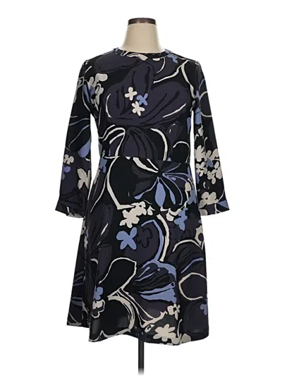 Pre-owned Ann Taylor Loft Casual Dress In Blue