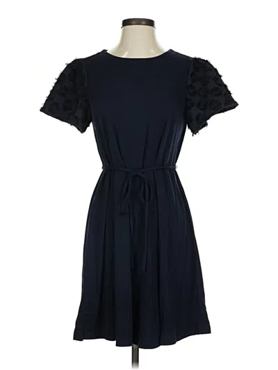 Pre-owned Ann Taylor Loft Casual Dress In Blue