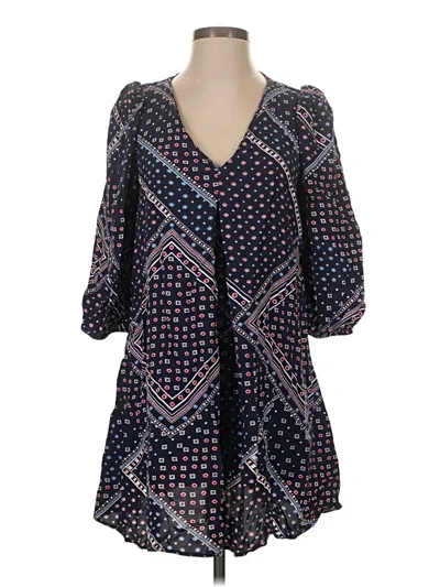 Pre-owned Ann Taylor Loft Casual Dress In Blue