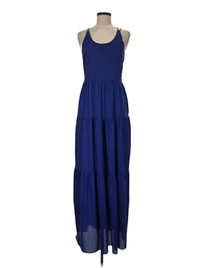 Pre-owned Ann Taylor Loft Casual Dress In Blue