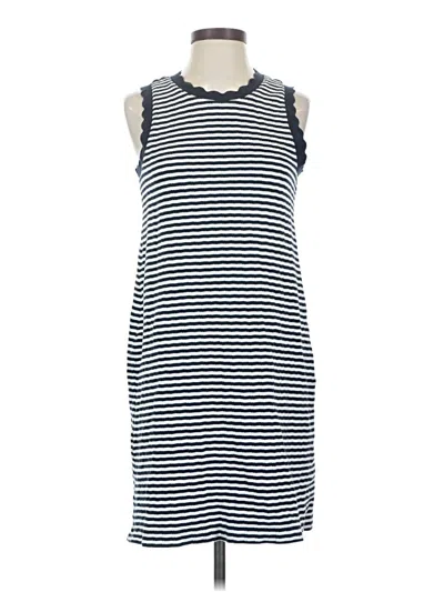 Pre-owned Ann Taylor Loft Casual Dress In Blue