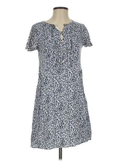 Pre-owned Ann Taylor Loft Casual Dress In Blue