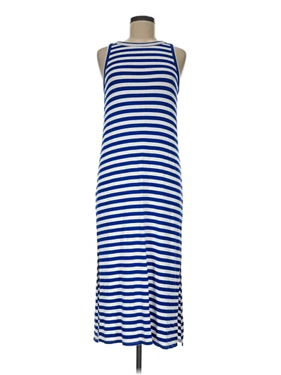 Pre-owned Ann Taylor Loft Casual Dress In Blue