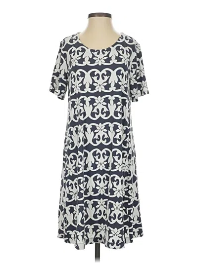 Pre-owned Ann Taylor Loft Casual Dress In Blue