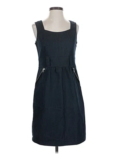 Pre-owned Ann Taylor Loft Casual Dress In Blue