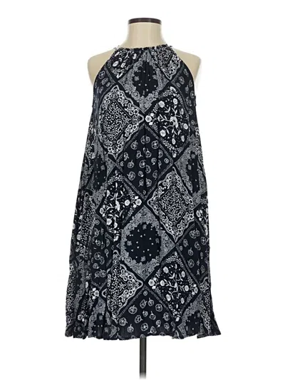 Pre-owned Ann Taylor Loft Casual Dress In Blue