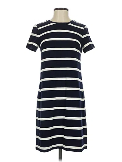 Pre-owned Ann Taylor Loft Casual Dress In Blue