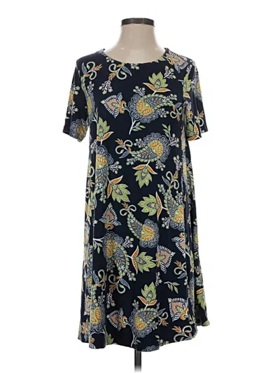 Pre-owned Ann Taylor Loft Casual Dress In Blue