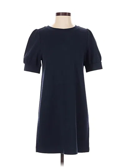 Pre-owned Ann Taylor Loft Casual Dress In Blue