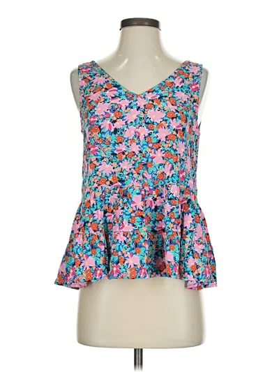Pre-owned Ann Taylor Loft Casual Dress In Blue