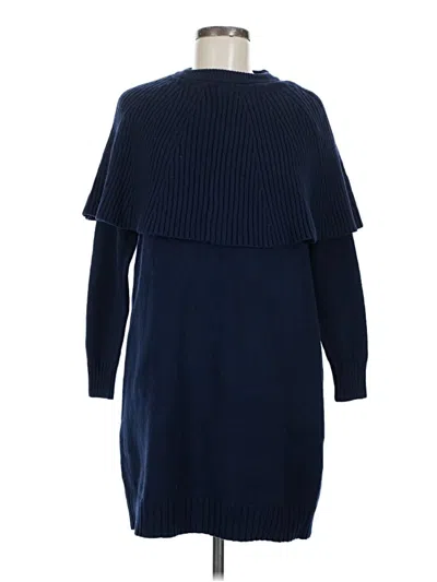 Ann Taylor Loft Casual Dress In Blue
