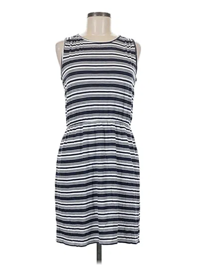 Pre-owned Ann Taylor Loft Casual Dress In Blue