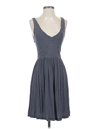 Pre-owned Ann Taylor Loft Casual Dress In Blue
