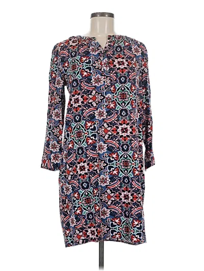Pre-owned Ann Taylor Loft Casual Dress In Blue