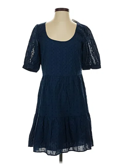 Pre-owned Ann Taylor Loft Casual Dress In Blue