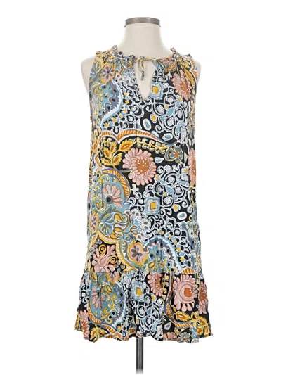 Pre-owned Ann Taylor Loft Casual Dress In Blue