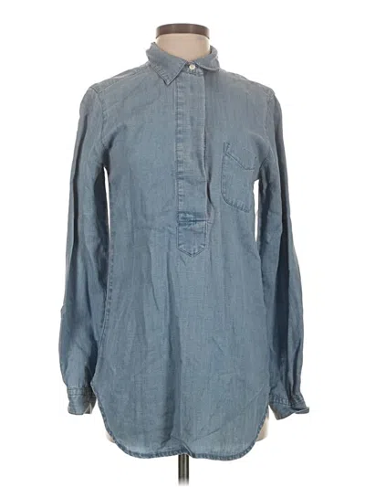 Pre-owned Ann Taylor Loft Casual Dress In Blue