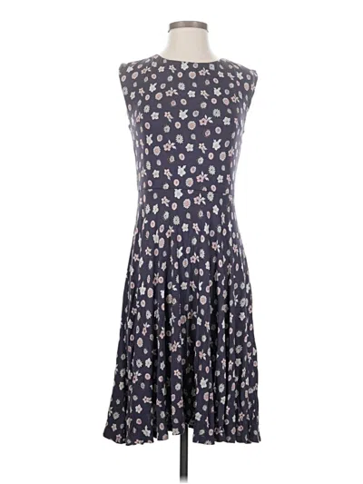 Pre-owned Ann Taylor Loft Casual Dress In Blue