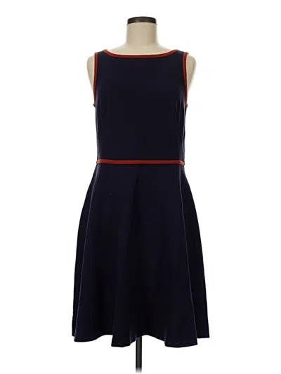 Pre-owned Ann Taylor Loft Casual Dress In Blue