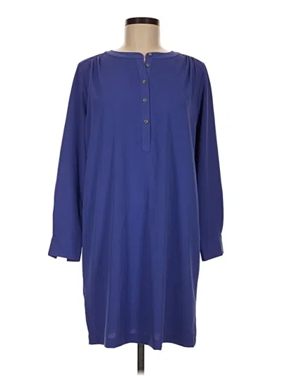 Ann Taylor Loft Casual Dress In Blue