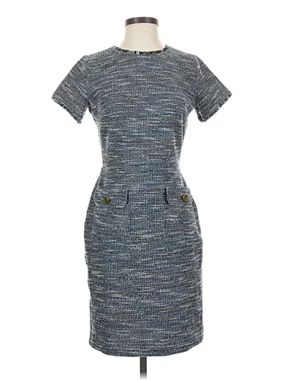 Pre-owned Ann Taylor Loft Casual Dress In Blue