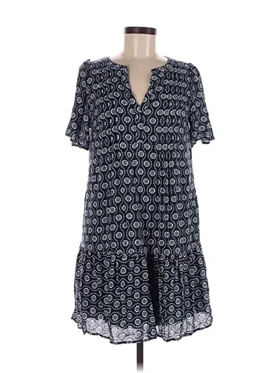 Pre-owned Ann Taylor Loft Casual Dress In Blue