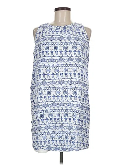 Pre-owned Ann Taylor Loft Casual Dress In Blue