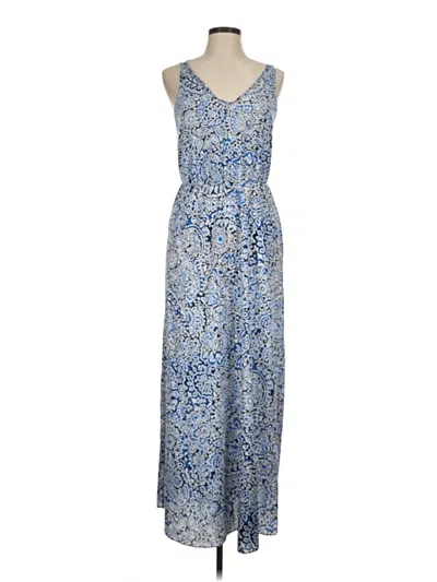 Pre-owned Ann Taylor Loft Casual Dress In Blue