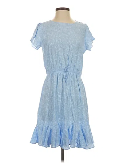 Ann Taylor Loft Casual Dress In Blue